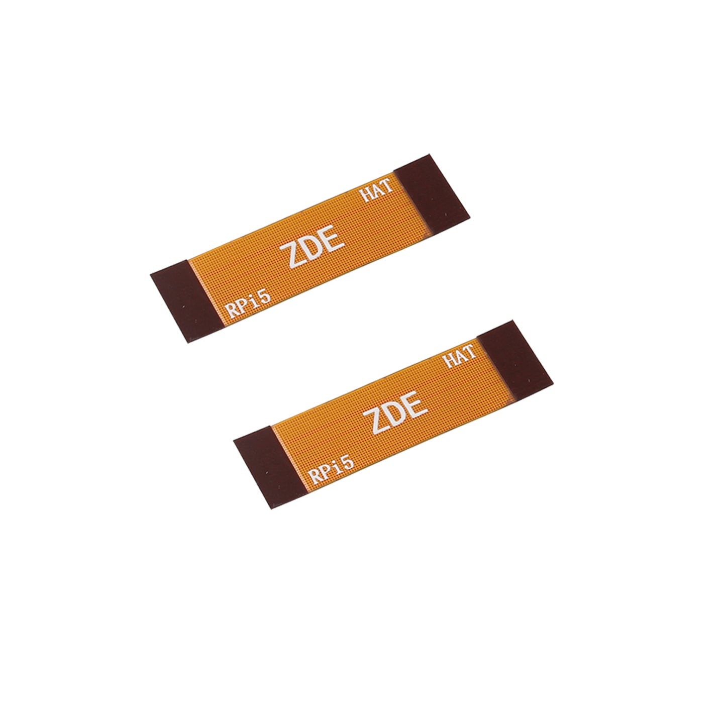 ZDE 2PCS 16Pin 0.5mm Pitch PCIe FPC Flexible Flat Cable 30mm Compatible with Raspberry Pi 5 PCIe to M.2 Key-M NVMe SSD Adapter PCIe Peripheral Board