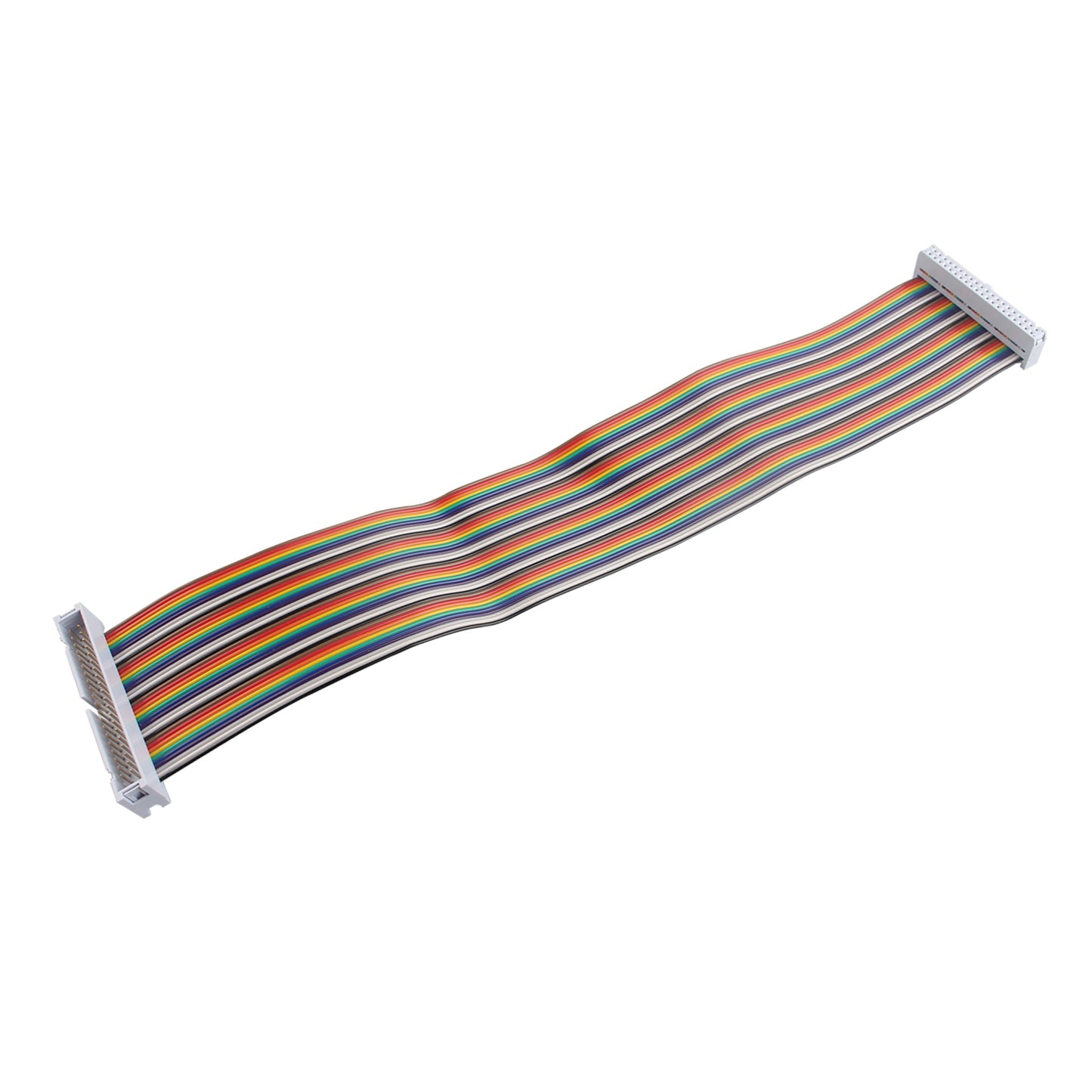 ZDE Male to Female GPIO Flat Ribbon Cable 40pin Breadboard Rainbow Jumper Wire 30cm/11.81inch Compatible with Raspberry Pi 5 4B 3 2 Model B B+