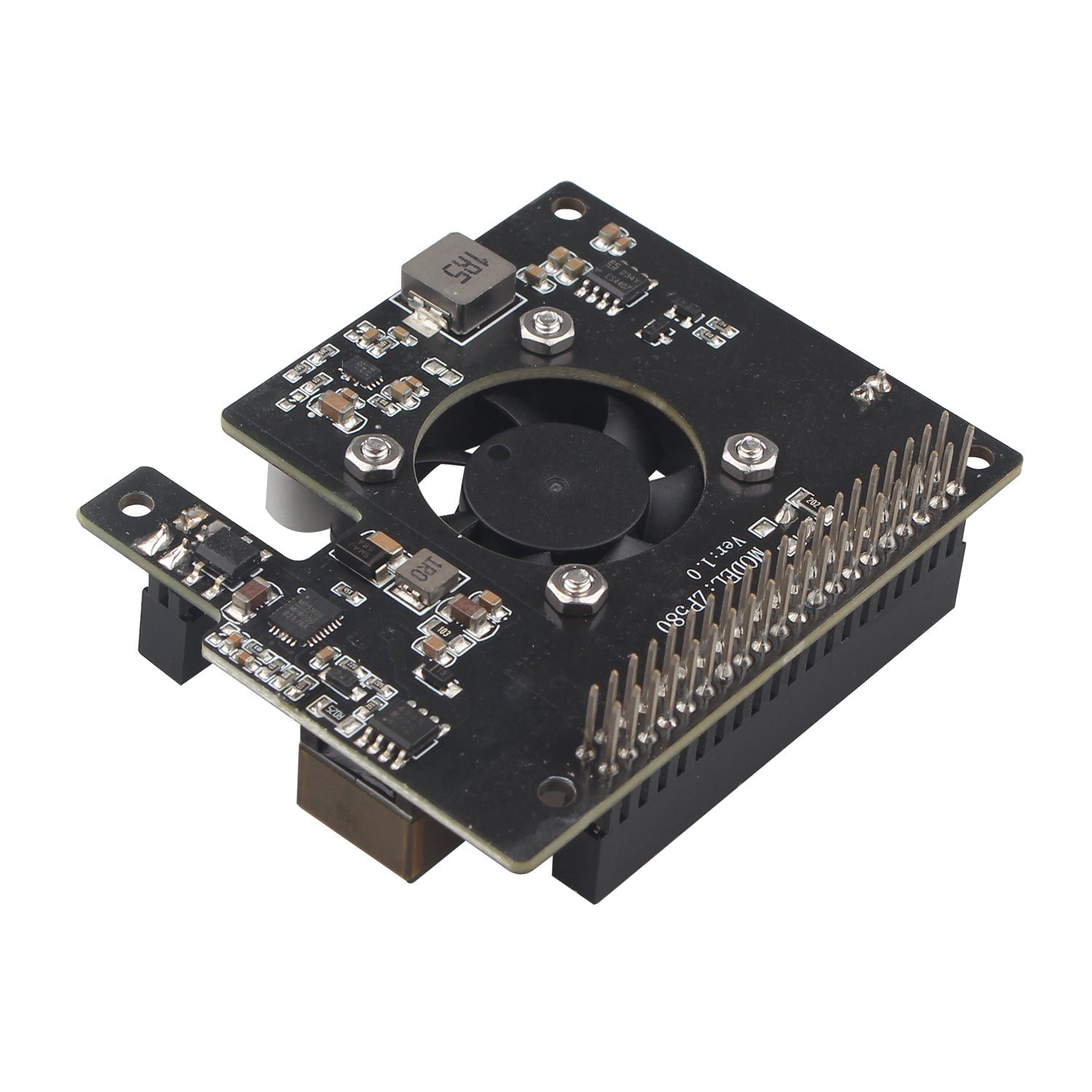 POE Hat For Raspberry Pi 4B 3B+,802.3af/at-Compliant,Power Over Ethernet Hat (C) Expansion Board For Raspberry Pi 3B+ 4B,with Cooling Fan And Heatsink
