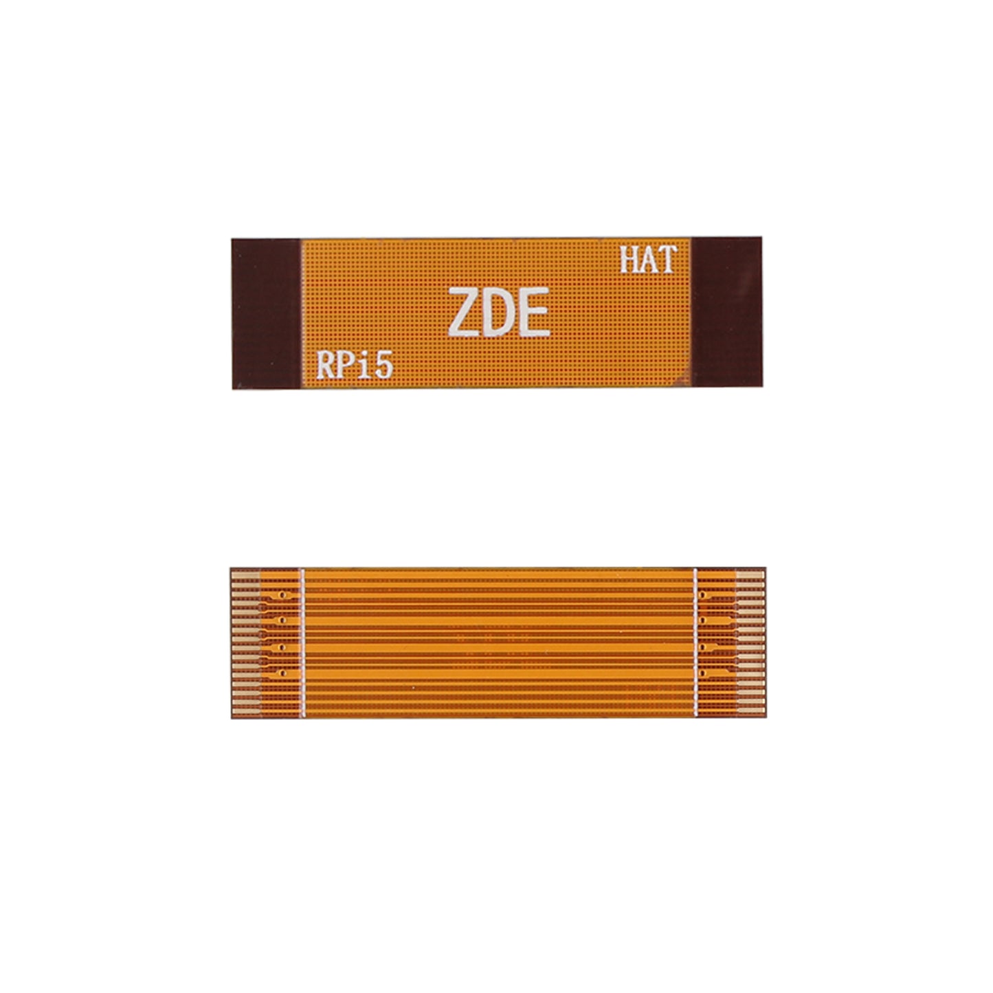 ZDE 2PCS 16Pin 0.5mm Pitch PCIe FPC Flexible Flat Cable 30mm Compatible with Raspberry Pi 5 PCIe to M.2 Key-M NVMe SSD Adapter PCIe Peripheral Board