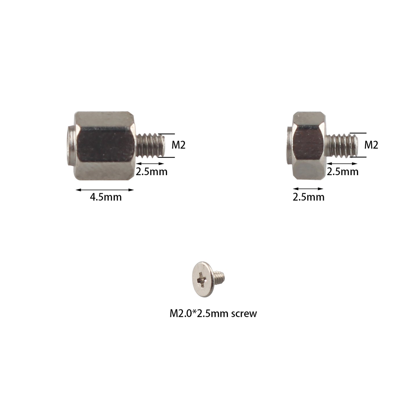ZDE 20PCS M.2 SSD Screws Kit NVMe M.2 SSD Mounting Screws Computer Motherboard Screws Components Compatible with Asus MSI Gigabyte ASRock Motherboard and Raspberry Pi
