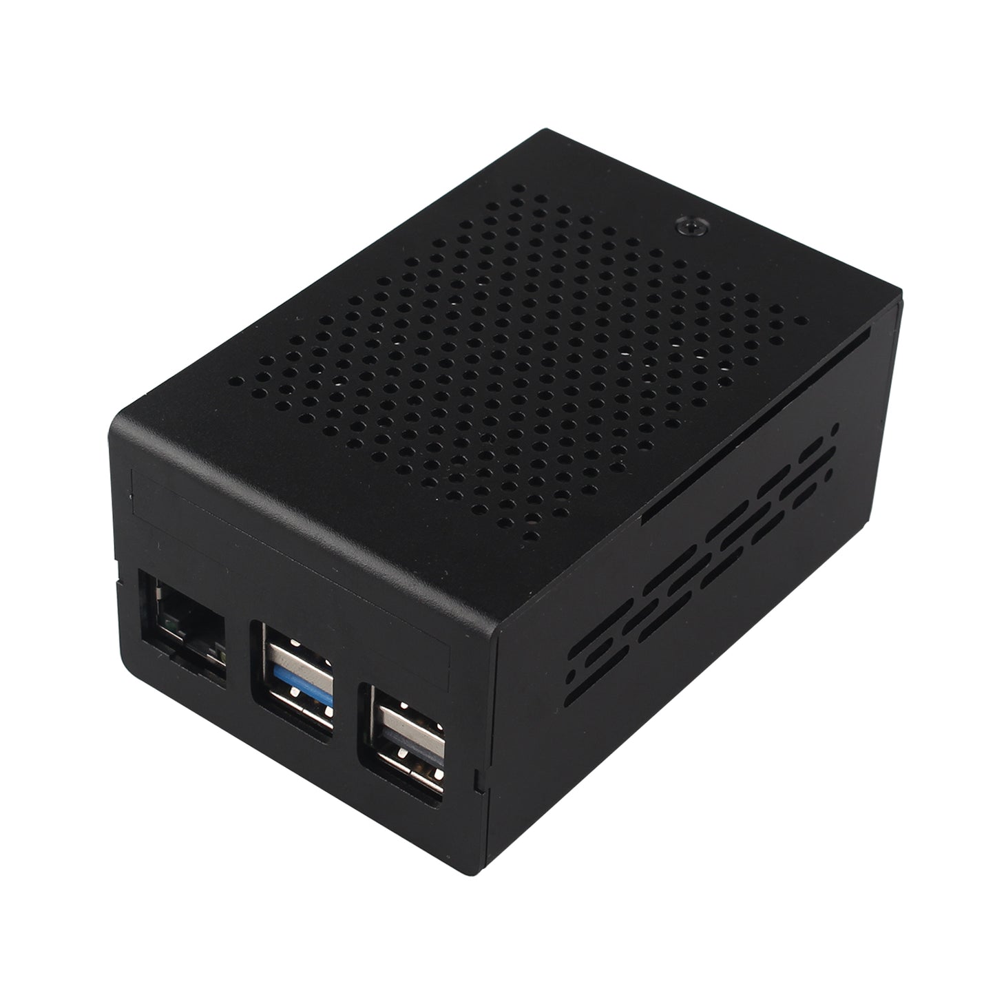 ZDE ZC501 Aluminum Case for Raspberry Pi 5 2GB/4GB/8GB/16GB Support PCIe to M.2 NVMe PoE HAT WiFi7 RS485 RS232 PCIe Peripheral Board ZP511/ZP517A/ZP581/ZP590A/ZP592 and Raspberry Pi 5 Active Cooler