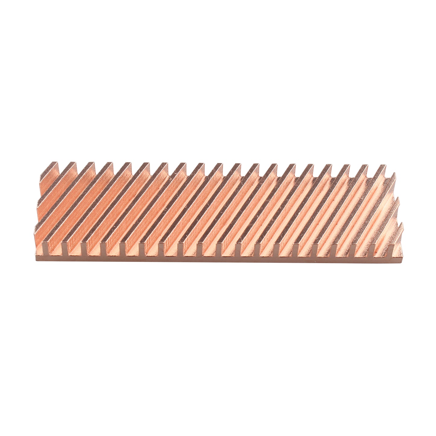 ZDE M.2 SSD Heatsink 70x20x6mm Copper Heatsink with Silicone Thermal Pads for PC Laptop Raspberry Pi M.2 2280 SSD NVMe PS5 Cooling