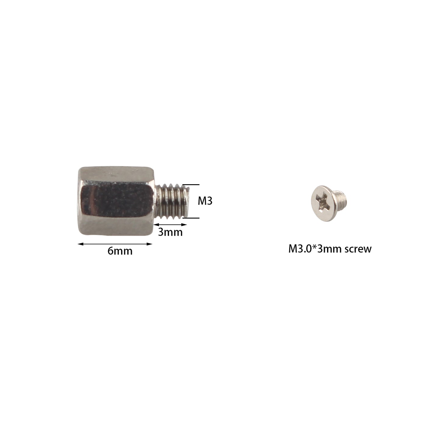 ZDE Set of 10 M.2 SSD Screws Kit NVMe M.2 SSD Mounting Screws Computer Motherboard Screws Components with Screwdriver Compatible with Asus MSI Gigabyte ASRock Motherboard and Raspberry Pi