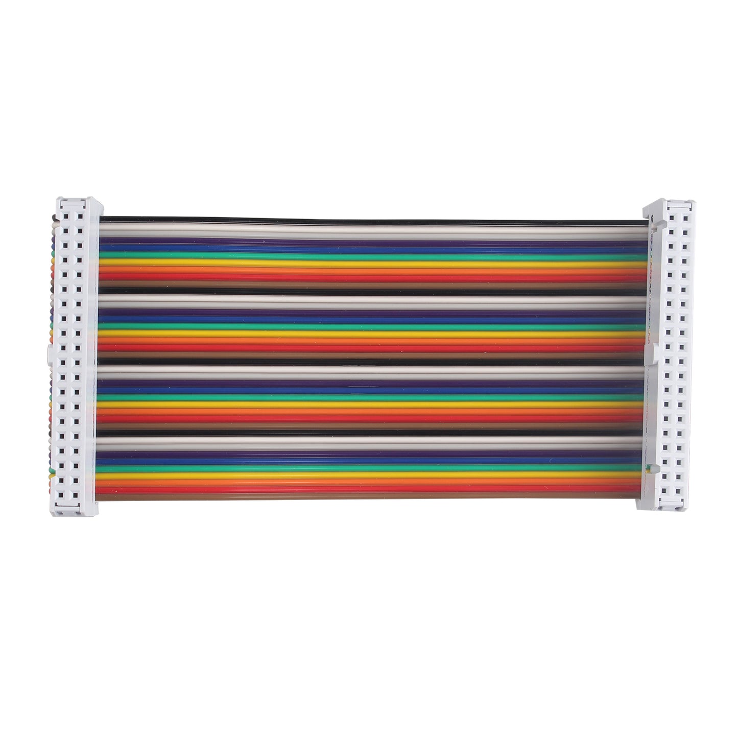 ZDE Female to Female GPIO Flat Ribbon Cable 40pin Breadboard Rainbow Jumper Wire 10cm/3.94inch Compatible with Raspberry Pi 5 4B 3 2 Model B B+