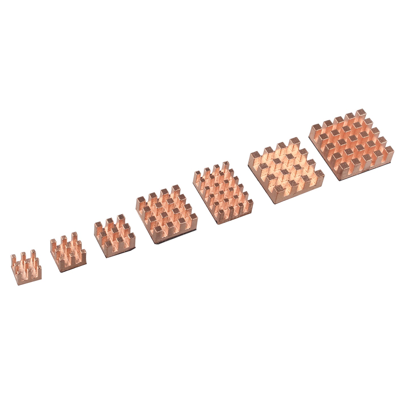 ZDE 20PCS Pure Copper Heatsinks CPU Cooler Heatsinks with Strong Thermal Conductivity Great Heat Dissipation Compatible with Raspberry Pi 5/Raspberry Pi 4 Model B