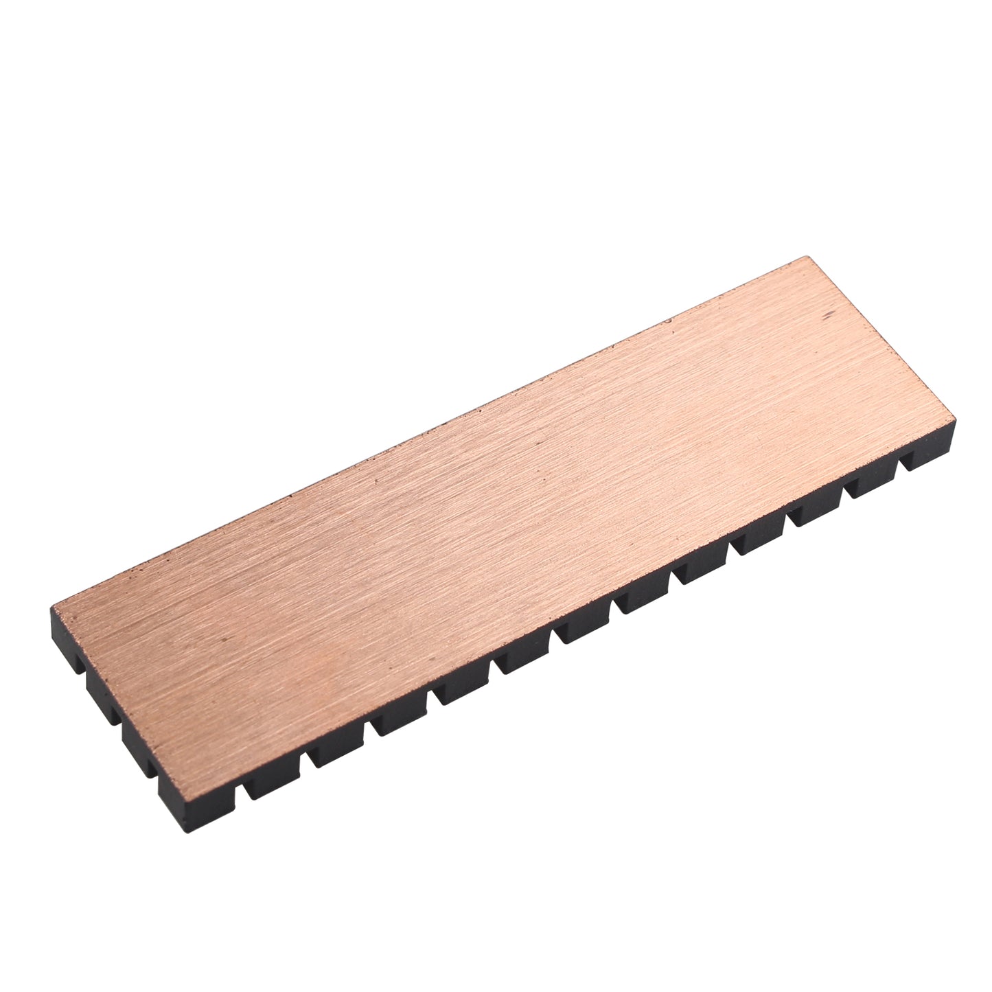 ZDE M.2 SSD Heatsink 70x20x4mm Graphite Covered Pure Copper Heatsink with Silicone Thermal Pads for PC Laptop Raspberry Pi M.2 2280 SSD NVMe PS5 Cooler