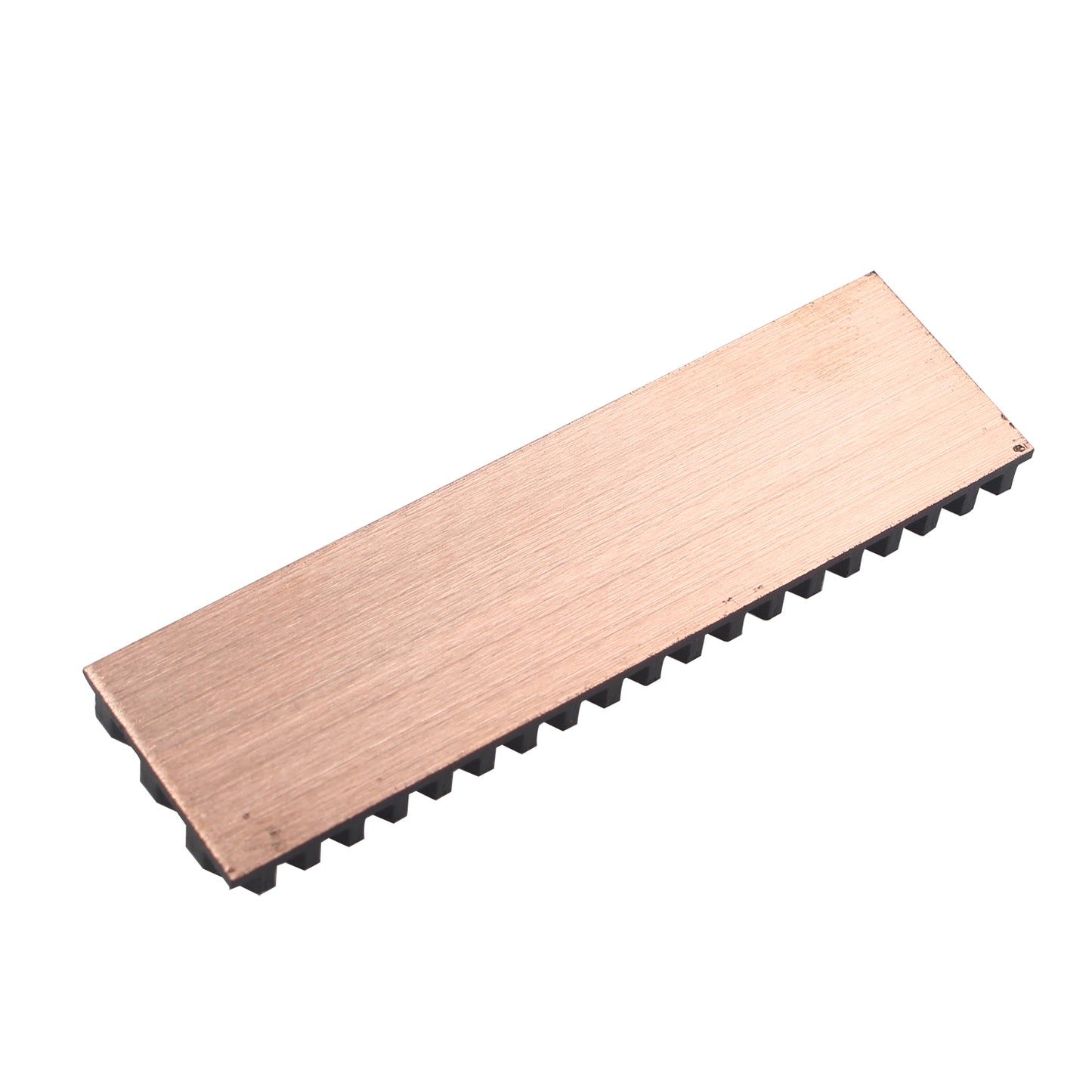 ZDE M.2 SSD Heatsink 70x20x4mm Graphite Covered Pure Copper Heatsink with Silicone Thermal Pads for PC Laptop Raspberry Pi M.2 2280 SSD NVMe PS5 Cooler