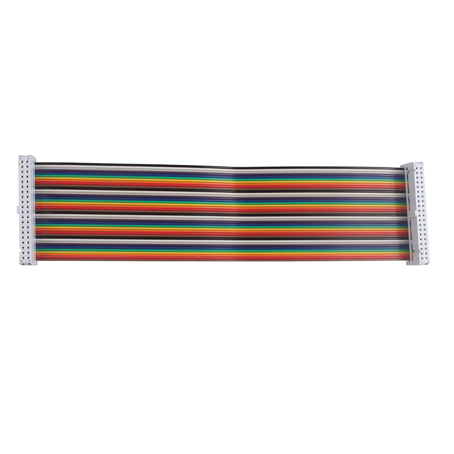 ZDE Female to Female GPIO Flat Ribbon Cable 40pin Breadboard Rainbow Jumper Wire 20cm/7.87inch Compatible with Raspberry Pi 5 4B 3 2 Model B B+