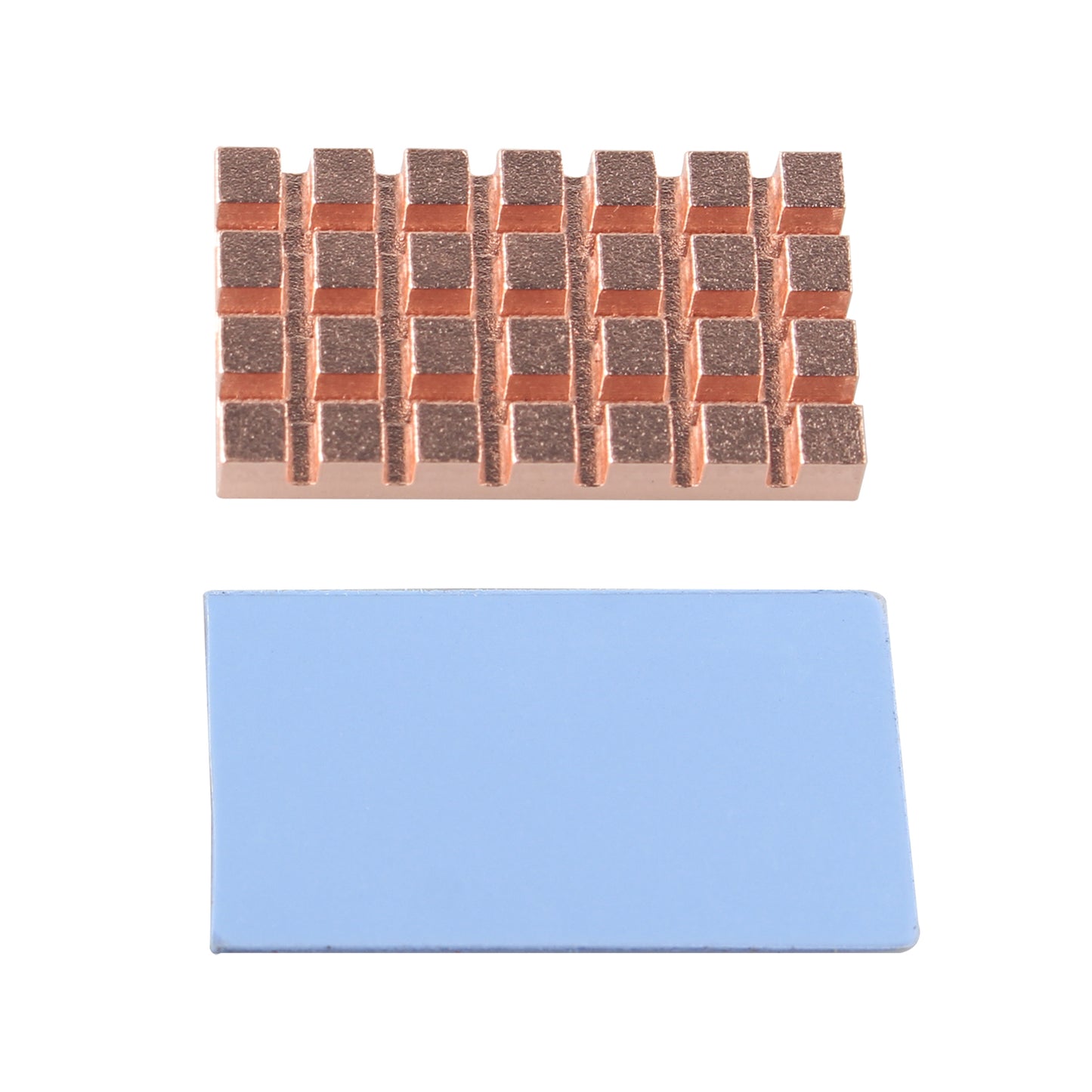 ZDE 11PCS Copper Heatsinks for Raspberry Pi 5 CPU Cooler Heatsinks and M.2 2242 SSD Heatsink 32x18x4mm with Silicone Thermal Pad for Raspberry Pi 5 M.2 2242 SSD NVMe PS5 Cooler