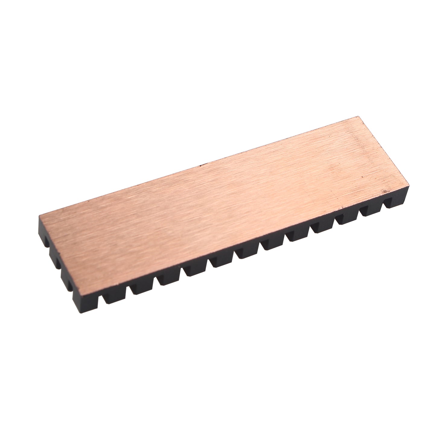 ZDE M.2 SSD Heatsink 70x20x6mm Graphite Covered Pure Copper Heatsink with Silicone Thermal Pads for PC Laptop Raspberry Pi M.2 2280 SSD NVMe PS5 Cooler