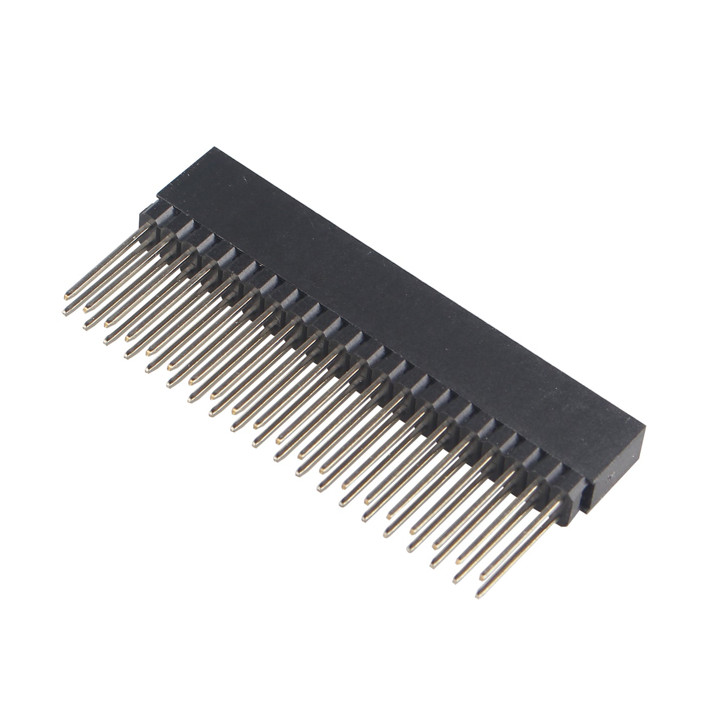 ZDE 9PCS 2x20 40 Pin Stacking Female Header 0.1 Inch Pitch Dual Row Extra Tall Headers Connector for Raspberry Pi Arduino PCB Breadboard