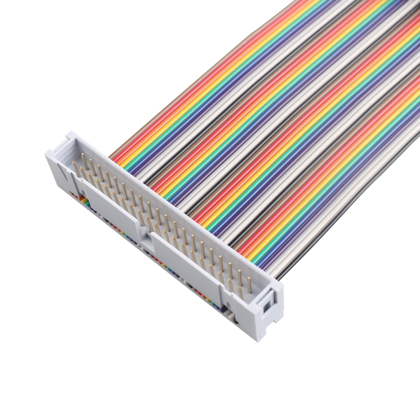 ZDE Male to Female GPIO Flat Ribbon Cable 40pin Breadboard Rainbow Jumper Wire 20cm/7.87inch Compatible with Raspberry Pi 5 4B 3 2 Model B B+