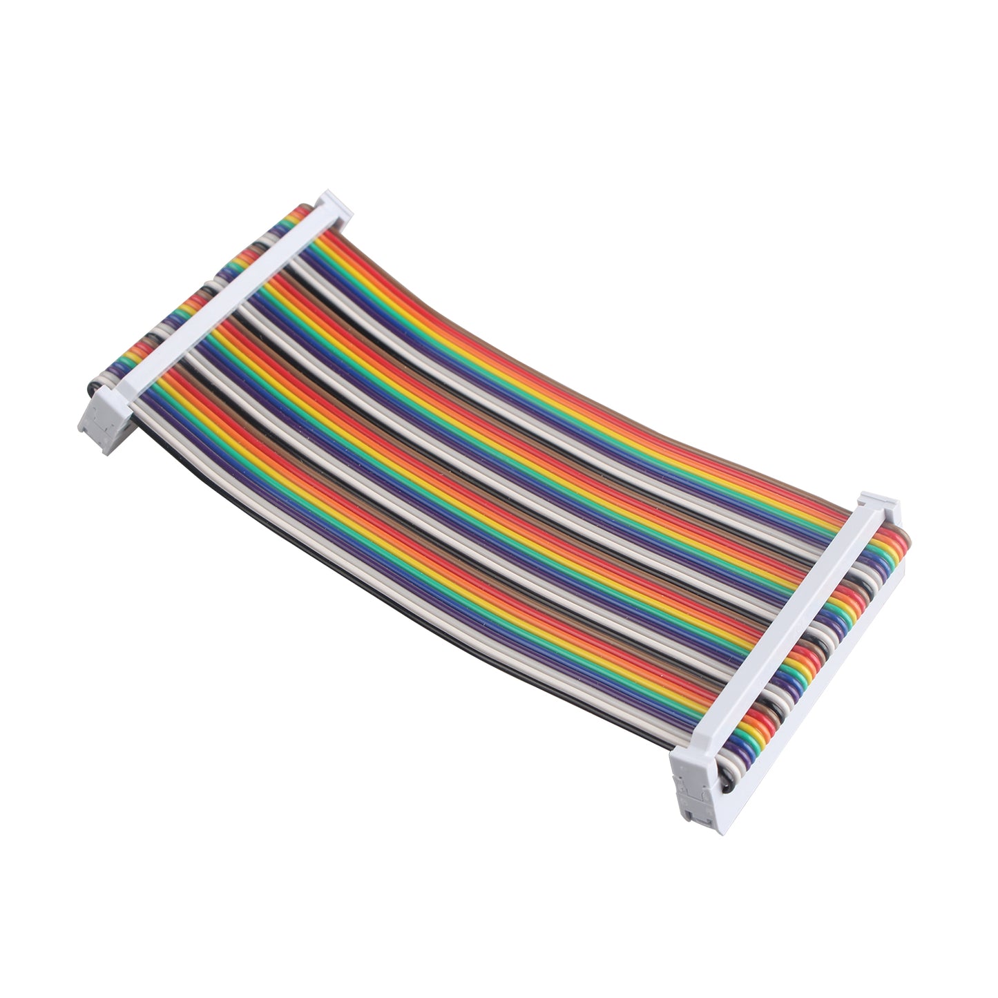 ZDE Female to Female GPIO Flat Ribbon Cable 40pin Breadboard Rainbow Jumper Wire 10cm/3.94inch Compatible with Raspberry Pi 5 4B 3 2 Model B B+