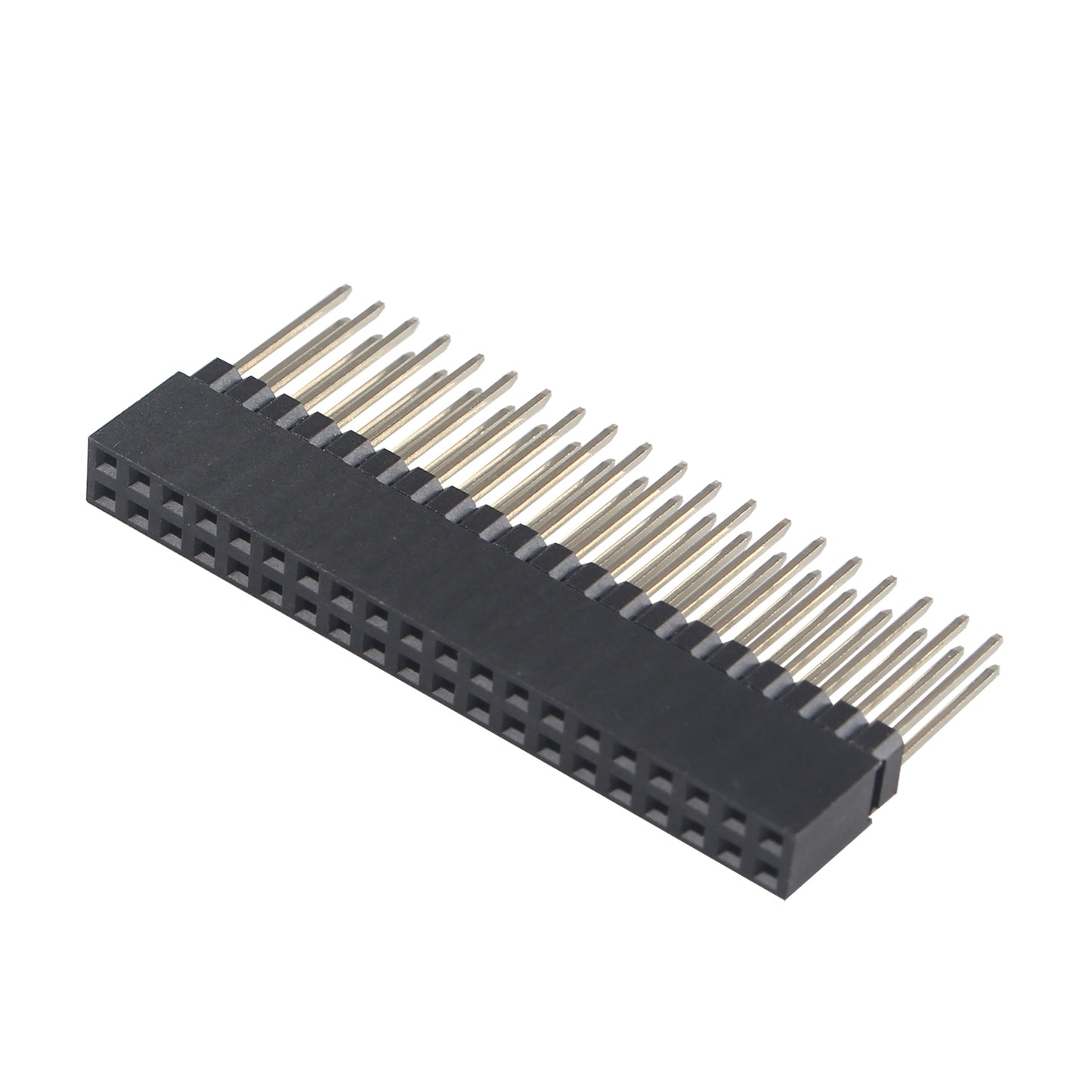 ZDE 9PCS 2x20 40 Pin Stacking Female Header 0.1 Inch Pitch Dual Row Extra Tall Headers Connector for Raspberry Pi Arduino PCB Breadboard