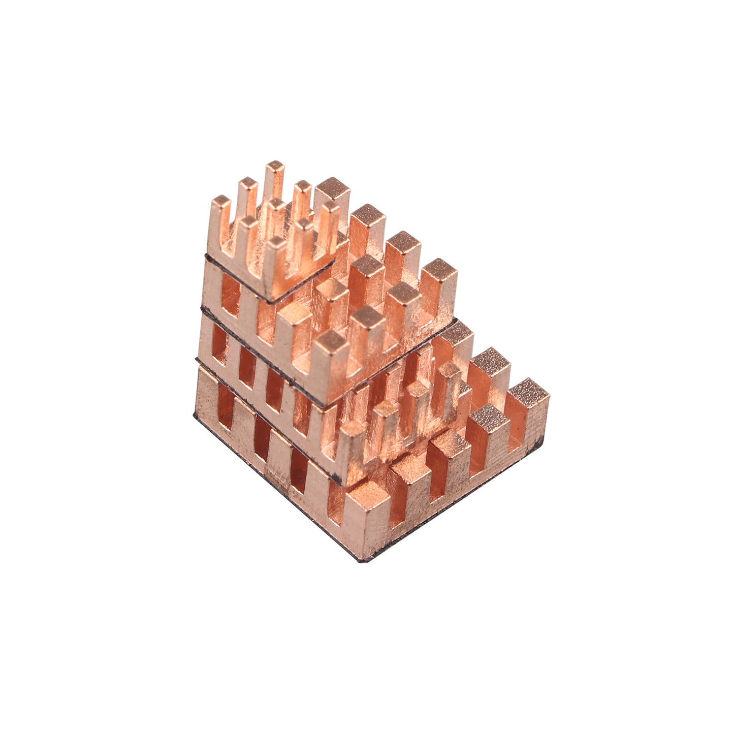 ZDE 10PCS Pure Copper Heatsinks CPU Cooler Heatsinks with Strong Thermal Conductivity Great Heat Dissipation Compatible with Raspberry Pi 5/Raspberry Pi 4 Model B