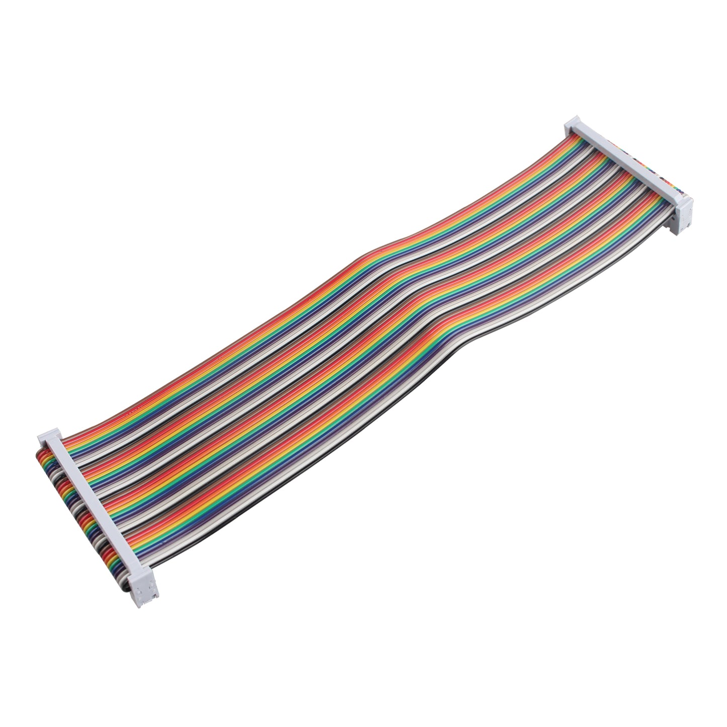ZDE Female to Female GPIO Flat Ribbon Cable 40pin Breadboard Rainbow Jumper Wire 20cm/7.87inch Compatible with Raspberry Pi 5 4B 3 2 Model B B+