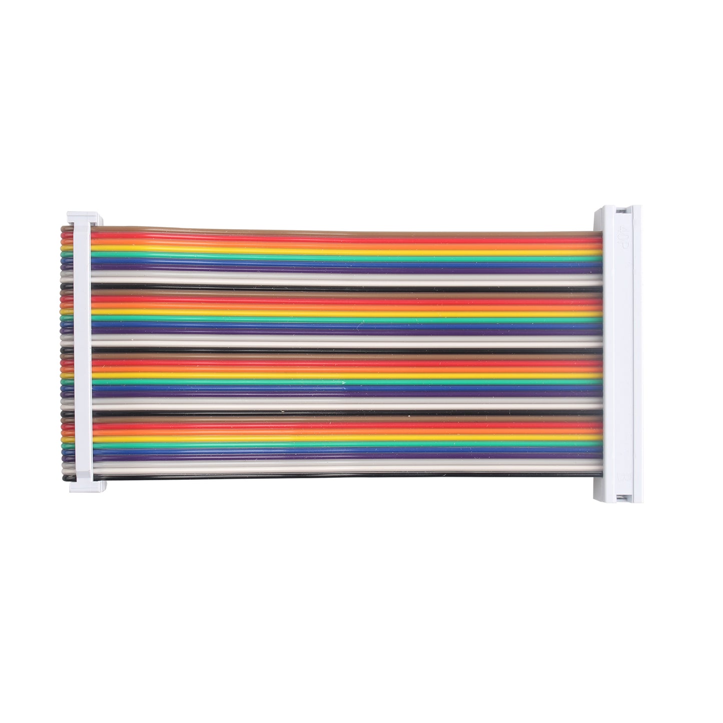 ZDE Male to Female GPIO Flat Ribbon Cable 40pin Breadboard Rainbow Jumper Wire 10cm/3.94inch Compatible with Raspberry Pi 5 4B 3 2 Model B B+