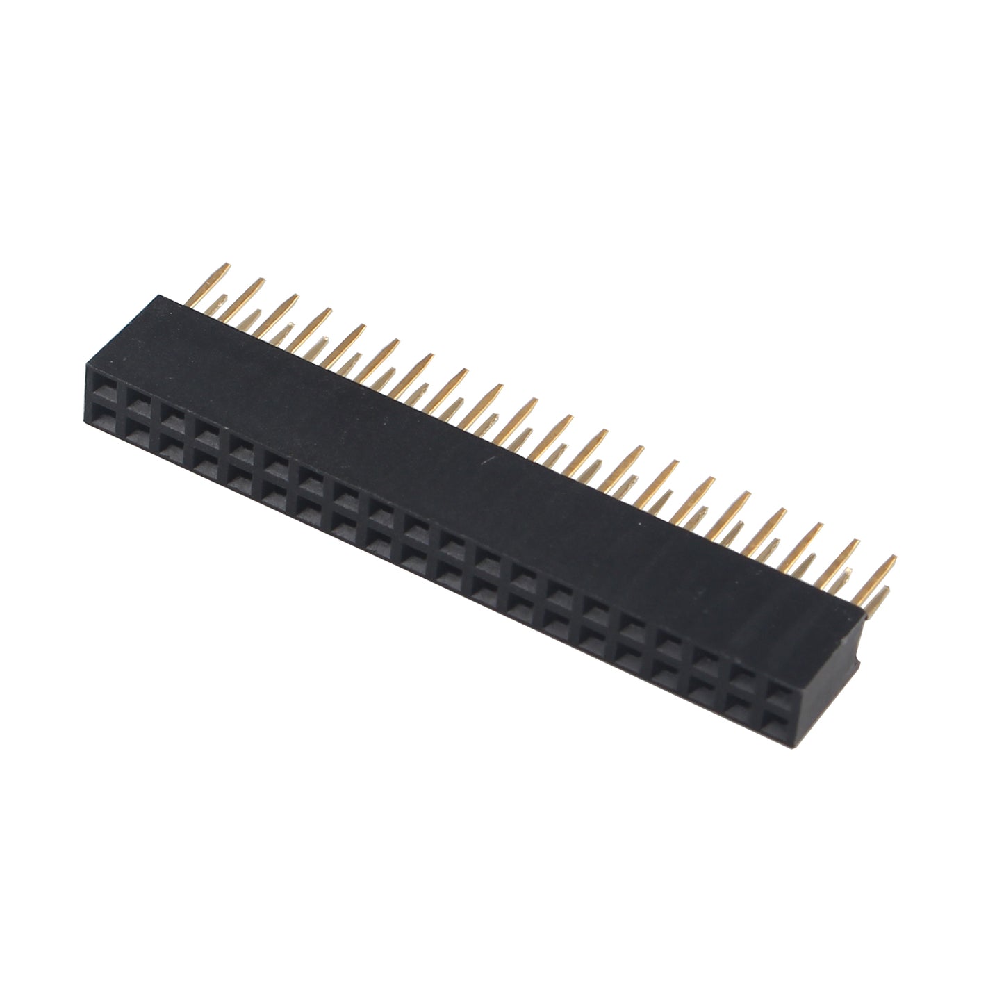 ZDE 6PCS 2x20 40 Pin Stacking Female Header 2.54mm Pitch Dual Row Pin Headers Connector for Raspberry Pi Arduino PCB Breadboard