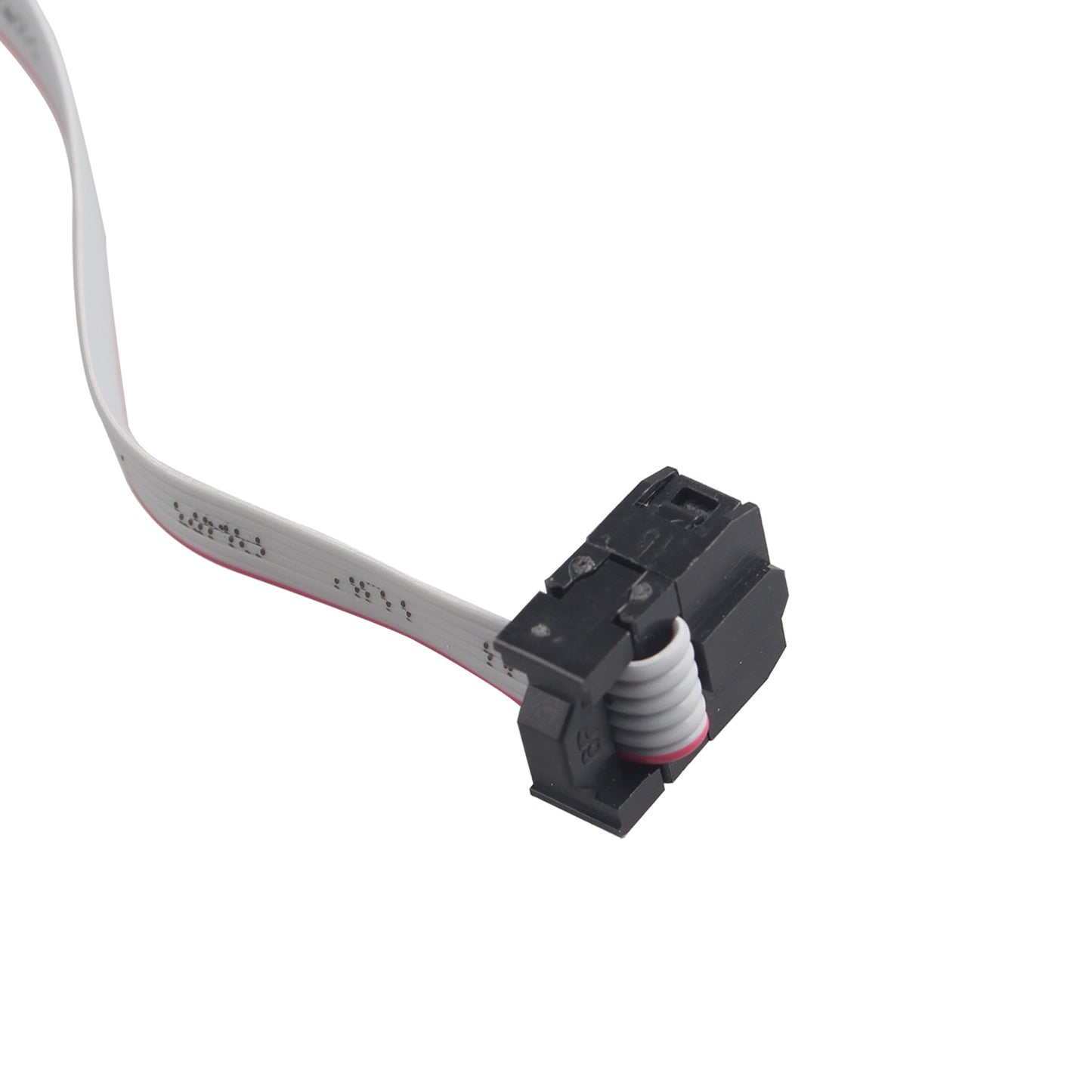 ZDE 5PCS Flat Ribbon Cable with Black 2.54mm FC 6 Pin Female to Female Wires IDC Ribbon Connector Dual Row Data Cable (30cm Length)