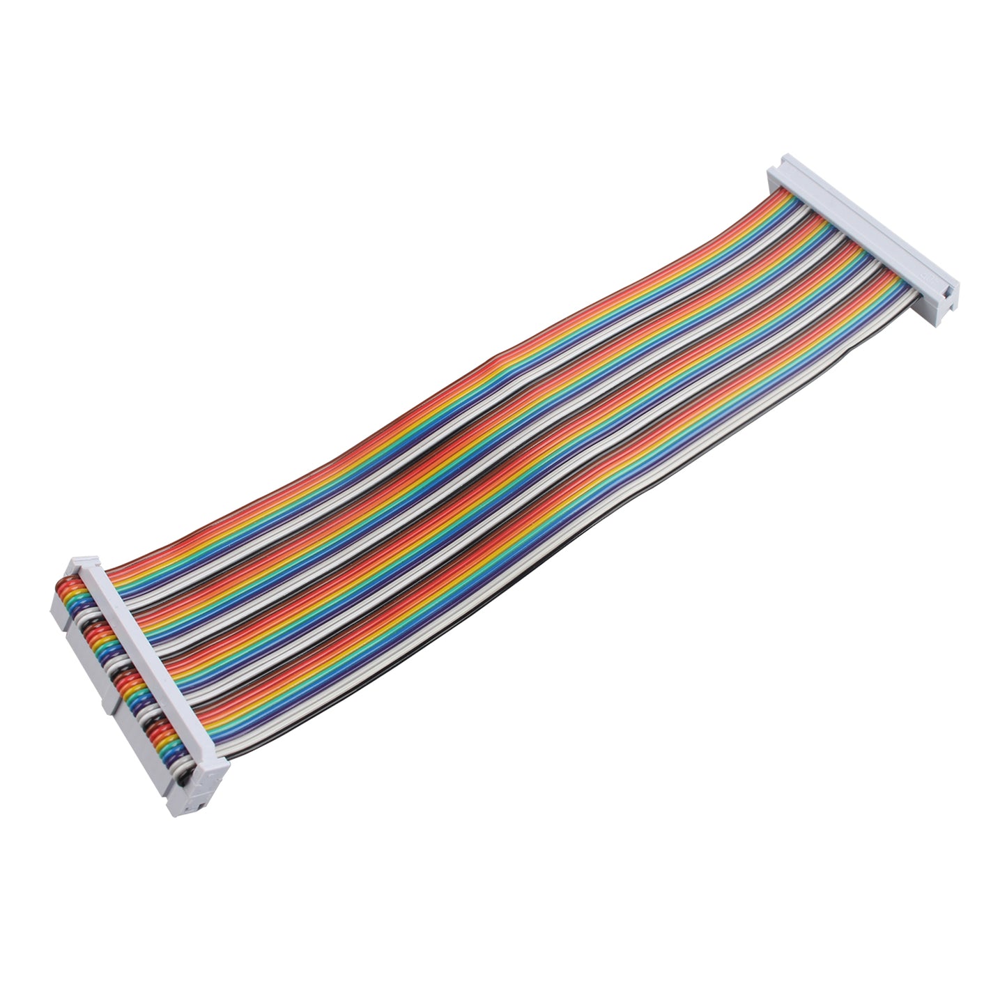 ZDE Male to Female GPIO Flat Ribbon Cable 40pin Breadboard Rainbow Jumper Wire 20cm/7.87inch Compatible with Raspberry Pi 5 4B 3 2 Model B B+