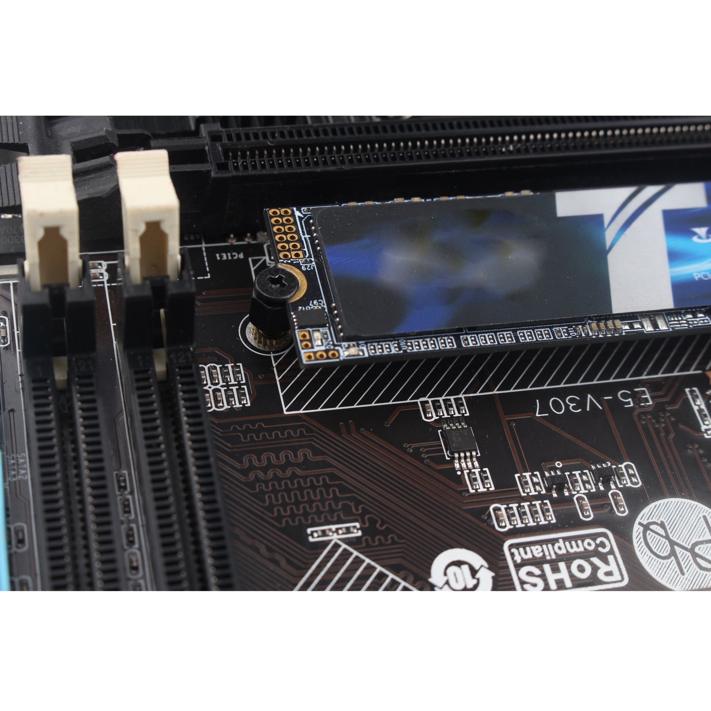 ZDE 24PCS M.2 SSD Screws Kit NVMe M.2 SSD Mounting Screws Computer Motherboard Screws Components Compatible with Asus MSI Gigabyte ASRock Motherboard and Raspberry Pi