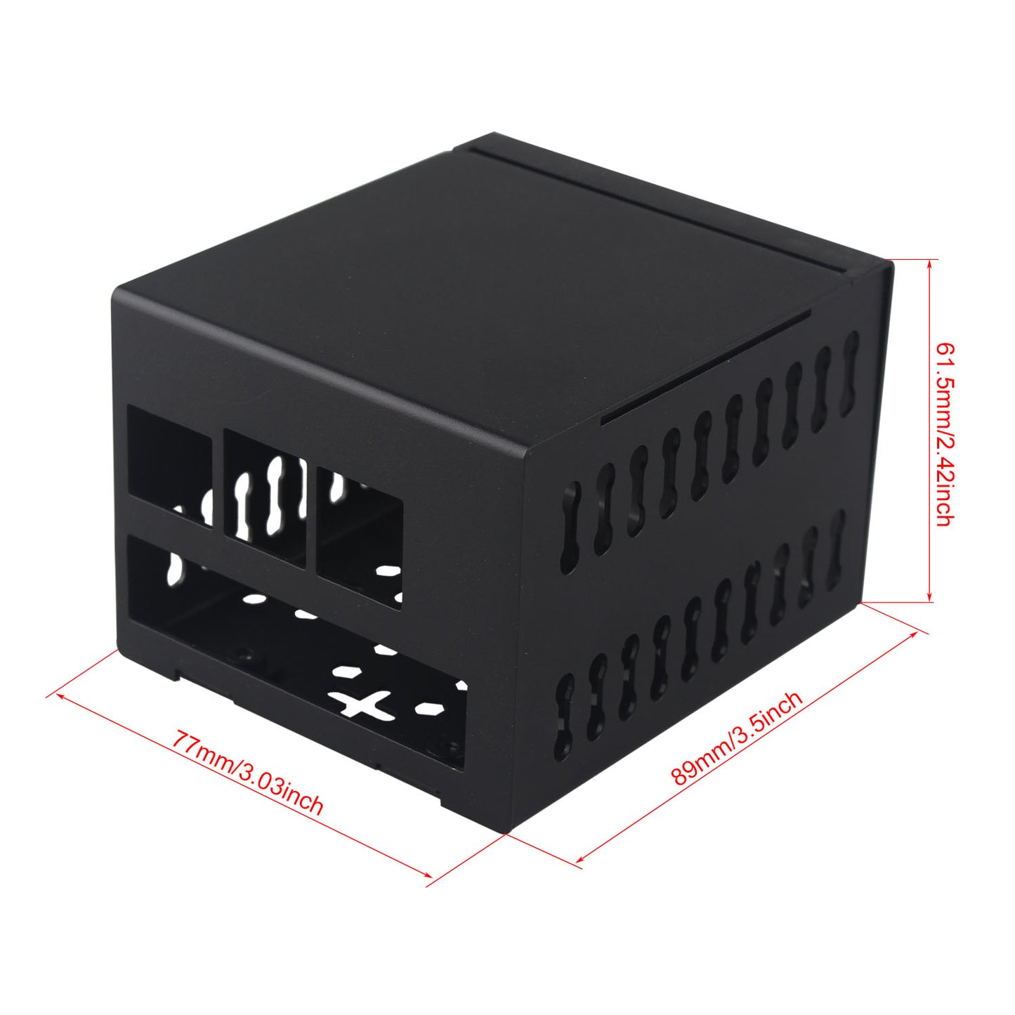 ZDE ZC507 Metal Case for Raspberry Pi 5 Support ZP597 PCIe to Quad 1G Gigabit 1000M Ethernet Network Port HAT Adapter Board PCIe Peripheral Board