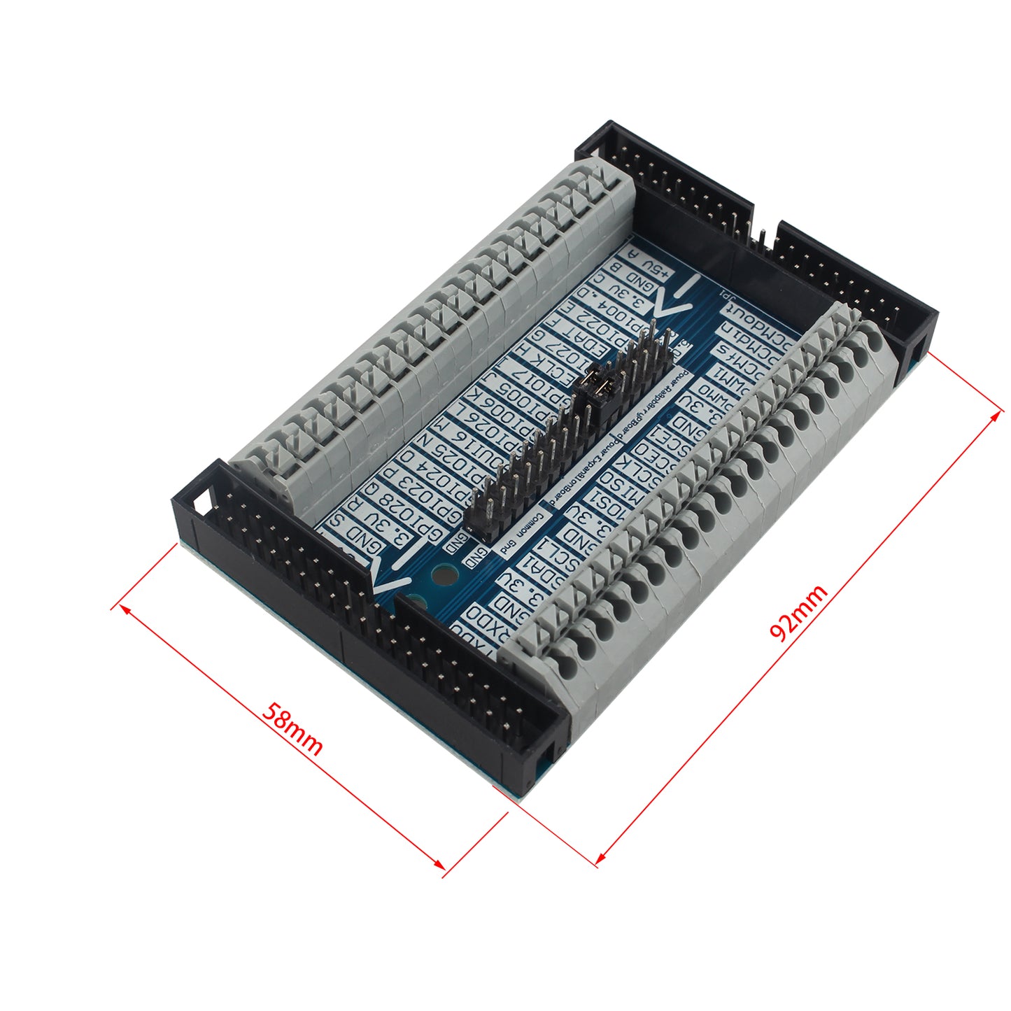 ZDE Universal GPIO Cascade Expansion Board Multilevel Multifunctional Expansion Module GPIO Breakout Board Compatible with Raspberry Pi 5 / 4B / 3B+ / 3B / 2B / B+