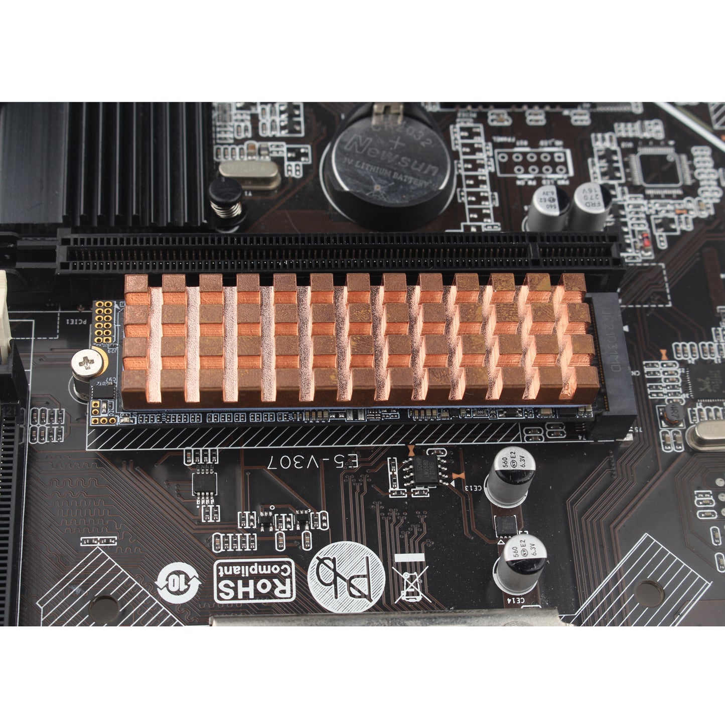 ZDE 11PCS Pure Copper Heatsinks CPU Cooler Heatsinks for Raspberry Pi 5/Pi 4B + M.2 SSD Heatsink 70x20x6mm with Silicone Thermal Pad for PC Laptop Raspberry Pi M.2 2280 SSD NVMe PS5 Cooler