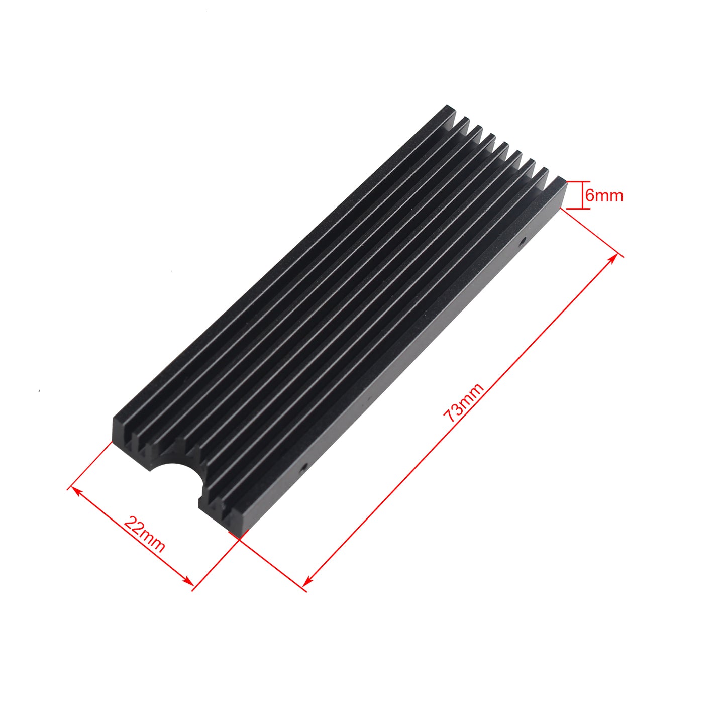 ZDE M.2 2280 SSD Heatsink Cooler Double-Sided Heat Sink with Thermal Silicone Pad Compatible with PC Laptop PS5 Raspberry Pi PCIe NVMe NGFF SATA M.2 SSD