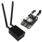 ZDE ZP590A PCIe to WiFi7 6 6E 5 HAT Expansion Board WiFi 7 Adapter with Aluminum Case ZC501 PCIe Peripheral Board for Raspberry Pi 5 2GB 4GB 8GB 16GB