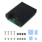 ZDE ZC503 Dedicated Aluminum Heatsink Support PWM Cooling Fan Compatible with Raspberry Pi Compute Module 5 CM5 / Compute Module 4 CM4 Motherboard with Screws and Thermal Tapes