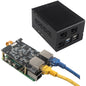 ZDE ZP595 PCIe to Dual 2.5G Ethernet Port HAT Expansion Board with ZC506 Aluminum Case for Raspberry Pi 5