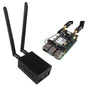 ZDE ZP590A PCIe to WiFi7 6 6E 5 HAT Expansion Board WiFi 7 Adapter with Aluminum Case ZC501 for Raspberry Pi 5