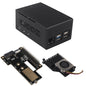 ZDE ZP511 PCIe to M.2 Key M NVMe SSD HAT with Aluminum Case ZC501 and Active Cooler ZP536 for Raspberry Pi 5
