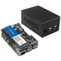ZDE ZP581 PoE+ HAT PCIe to M.2 Key M NVMe SSD Adapter Board with Aluminum Case ZC501 for Raspberry Pi 5