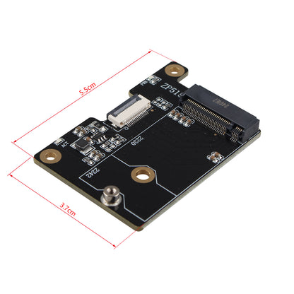 ZDE ZP515 PCIe to M.2 Key M NVMe SSD HAT for Raspberry Pi 5