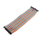 ZDE 40PCS 20cm 7.87inch Breadboard Jumper Wires Female to Female 2P Multicolored Dupont Wires 2.0mm to 2.0mm Pitch Ribbon Cable Compatible with Arduino Projects and Raspberry Pi