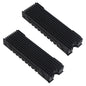 ZDE 2PCS M.2 2280 SSD Heatsink Cooler Double-Sided Heat Sink with Thermal Silicone Pad Compatible with PC Laptop PS5 Raspberry Pi PCIe NVMe NGFF SATA M.2 SSD