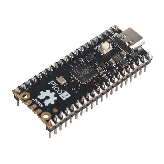ZDE Microcontroller Board Dual-Core Dual-Architecture Design 150MHz Based on RP2350 Chip, 520KB SRAM, 4MB Flash Memory, 26 GPIO, Support C/C++ MicroPython