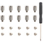 ZDE Set of 10 M.2 SSD Screws Kit NVMe M.2 SSD Mounting Screws Computer Motherboard Screws Components with Screwdriver Compatible with Asus MSI Gigabyte ASRock Motherboard and Raspberry Pi
