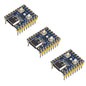 ZDE 3PCS RP2040-Zero Mini PICO Development Board Based on Raspberry Pi Microcontroller RP2040 Pico-Like MCU Board Dual-Core Arm Cortex M0+ Processor Castellated Module for SMD Applications