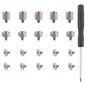 ZDE 20PCS M.2 SSD Screws Kit NVMe M.2 SSD Mounting Screws Computer Motherboard Screws Components Compatible with Asus MSI Gigabyte ASRock Motherboard and Raspberry Pi
