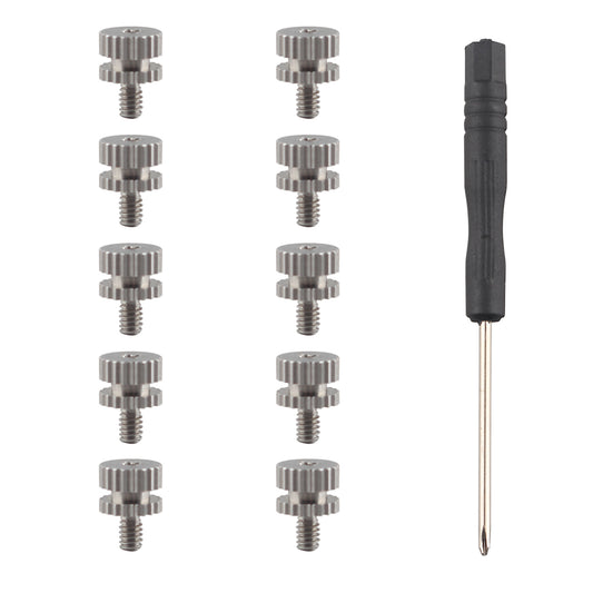 ZDE 10PCS m.2 ssd Screw Kit PCIe NVMe M.2 SSD Mounting Studs Computer Motherboard Studs with Screwdriver for Raspberry Pi M.2 NVME Hard Drive Laptop Computer