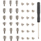 ZDE 36PCS M.2 SSD Screws Kit NVMe M.2 SSD Mounting Screws Computer Motherboard Screws Components Compatible with Asus MSI Gigabyte ASRock Motherboard and Raspberry Pi