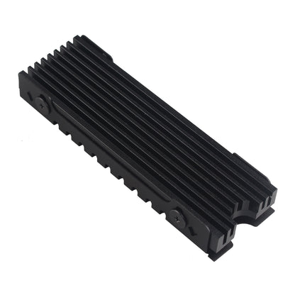 ZDE M.2 2280 SSD Heatsink Cooler Double-Sided Heat Sink with Thermal Silicone Pad Compatible with PC Laptop PS5 Raspberry Pi PCIe NVMe NGFF SATA M.2 SSD