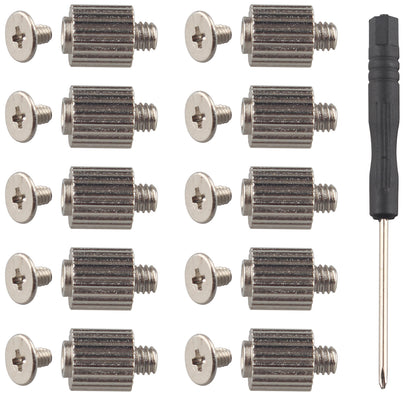ZDE Set of 10 M.2 SSD Mounting Screws Kit M2.5 Computer Motherboard Screws Components with Screwdriver Compatible with Asus MSI Gigabyte ASRock Laptop PC Motherboard Raspberry Pi