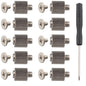ZDE Set of 10 M.2 SSD Mounting Screws Kit M2.5 Computer Motherboard Screws Components with Screwdriver Compatible with Asus MSI Gigabyte ASRock Laptop PC Motherboard Raspberry Pi