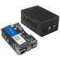 ZDE ZP581 PoE+ HAT PCIe to M.2 Key M NVMe SSD Adapter Board with Aluminum Case ZC501 for Raspberry Pi 5 Support 802.3af/at Network Standard M.2 NVMe SSD 2230 2242 2280
