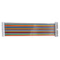 ZDE Male to Female GPIO Flat Ribbon Cable 40pin Breadboard Rainbow Jumper Wire 20cm/7.87inch Compatible with Raspberry Pi 5 4B 3 2 Model B B+